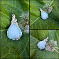 Larimar/Amethyst Pendant