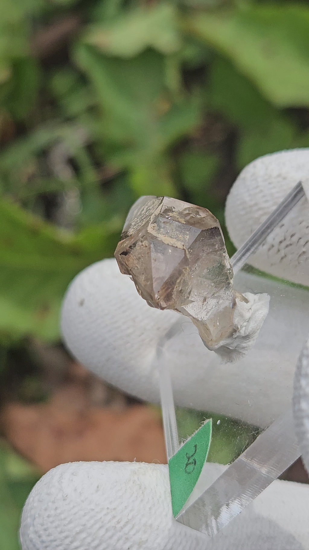 "Hampshirmer" Diamond Smoky Quartz Floater