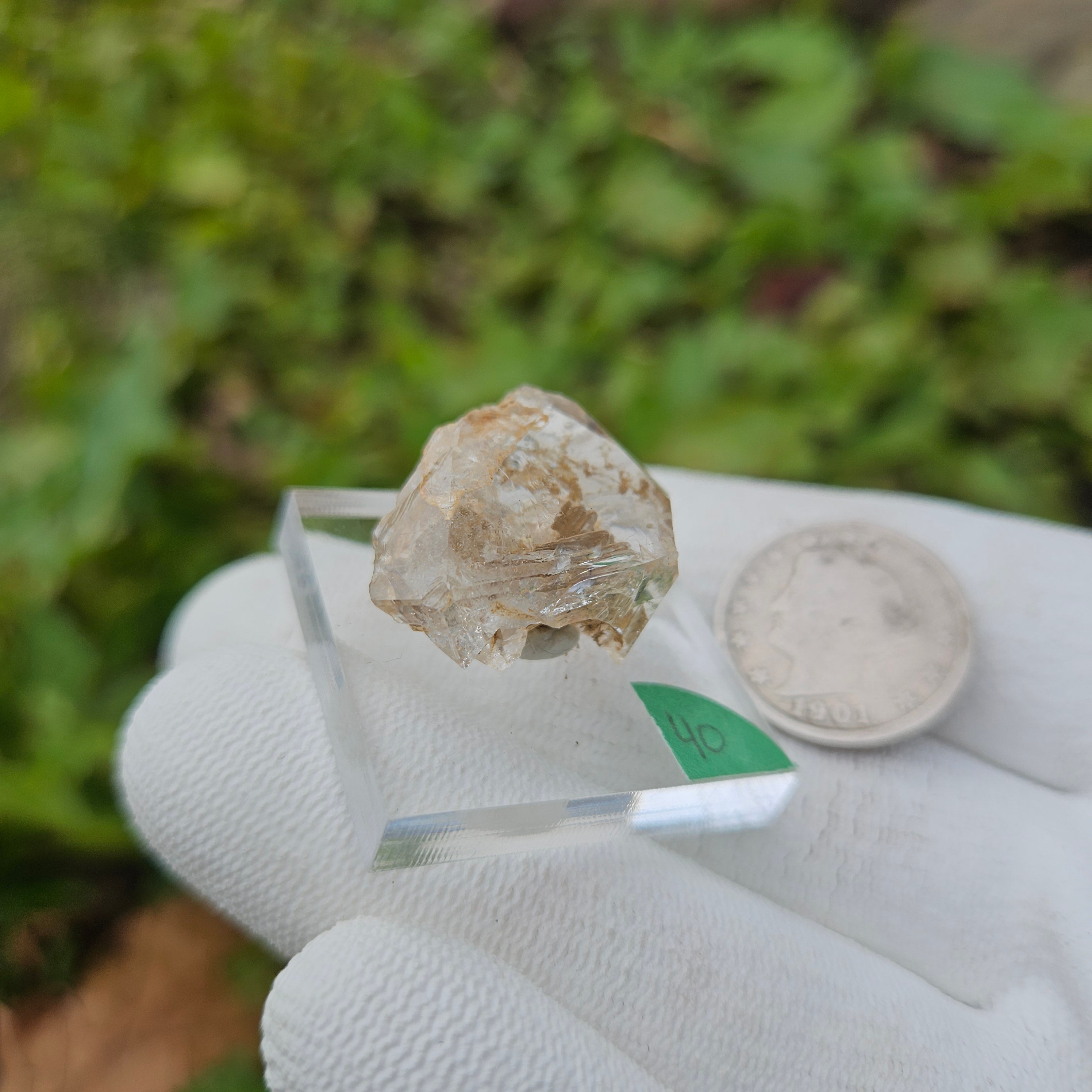 "Hampshirmer" Diamond Smoky Quartz Floater