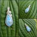 Larimar/Blue Chalcedony Pendant