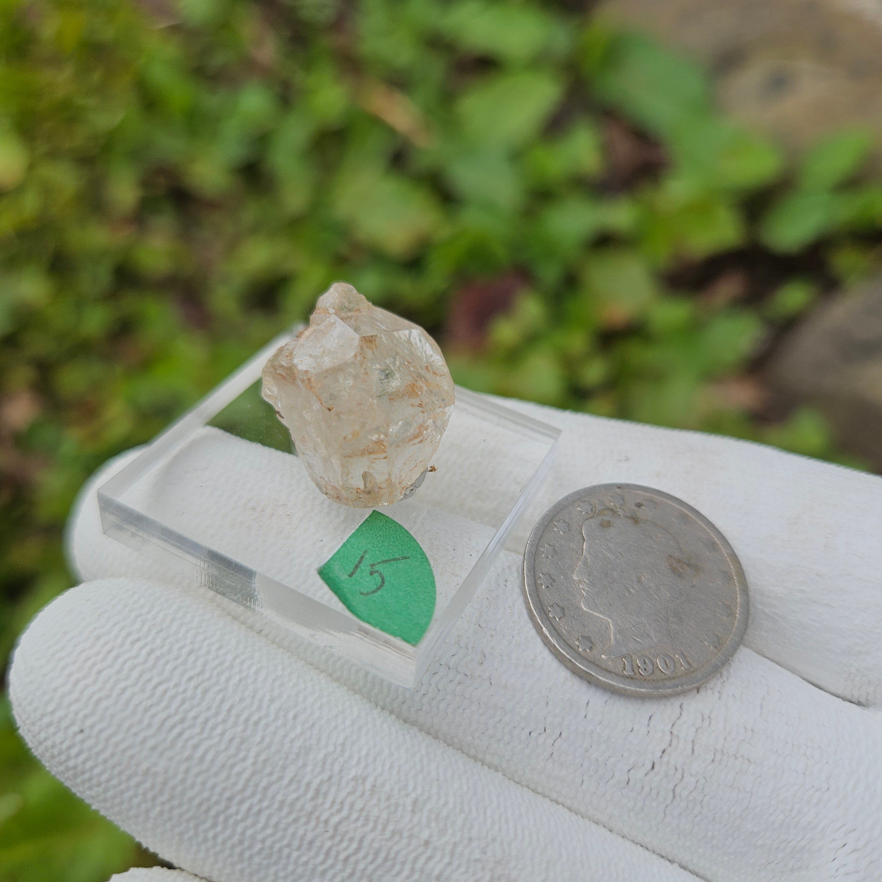 "Hampshirmer" Diamond Smoky Quartz Floater