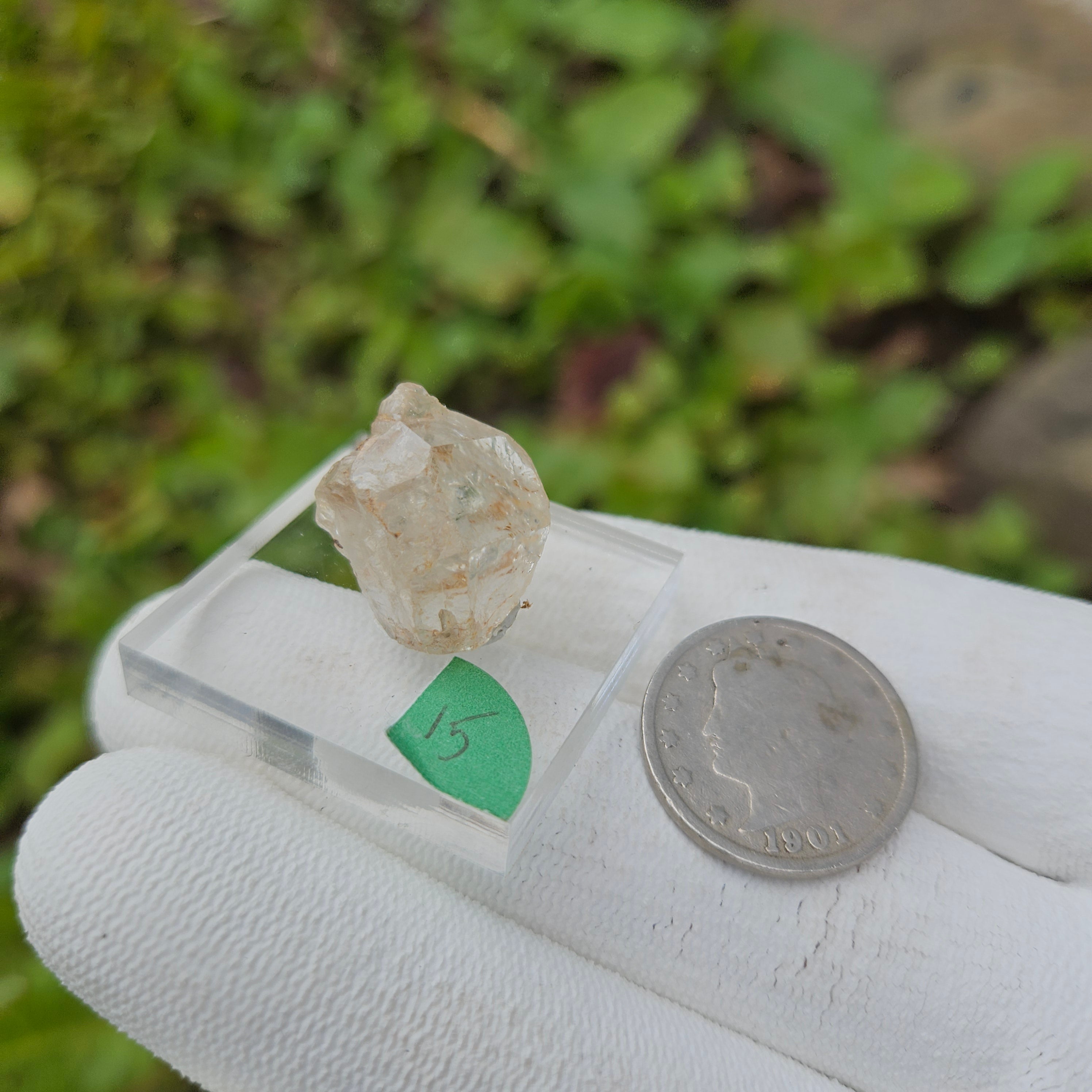 "Hampshirmer" Diamond Smoky Quartz Floater
