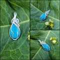 Turquoise/Sapphire Pendant