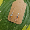 Tanzanian Orange Kyanite dangles Sterling silver