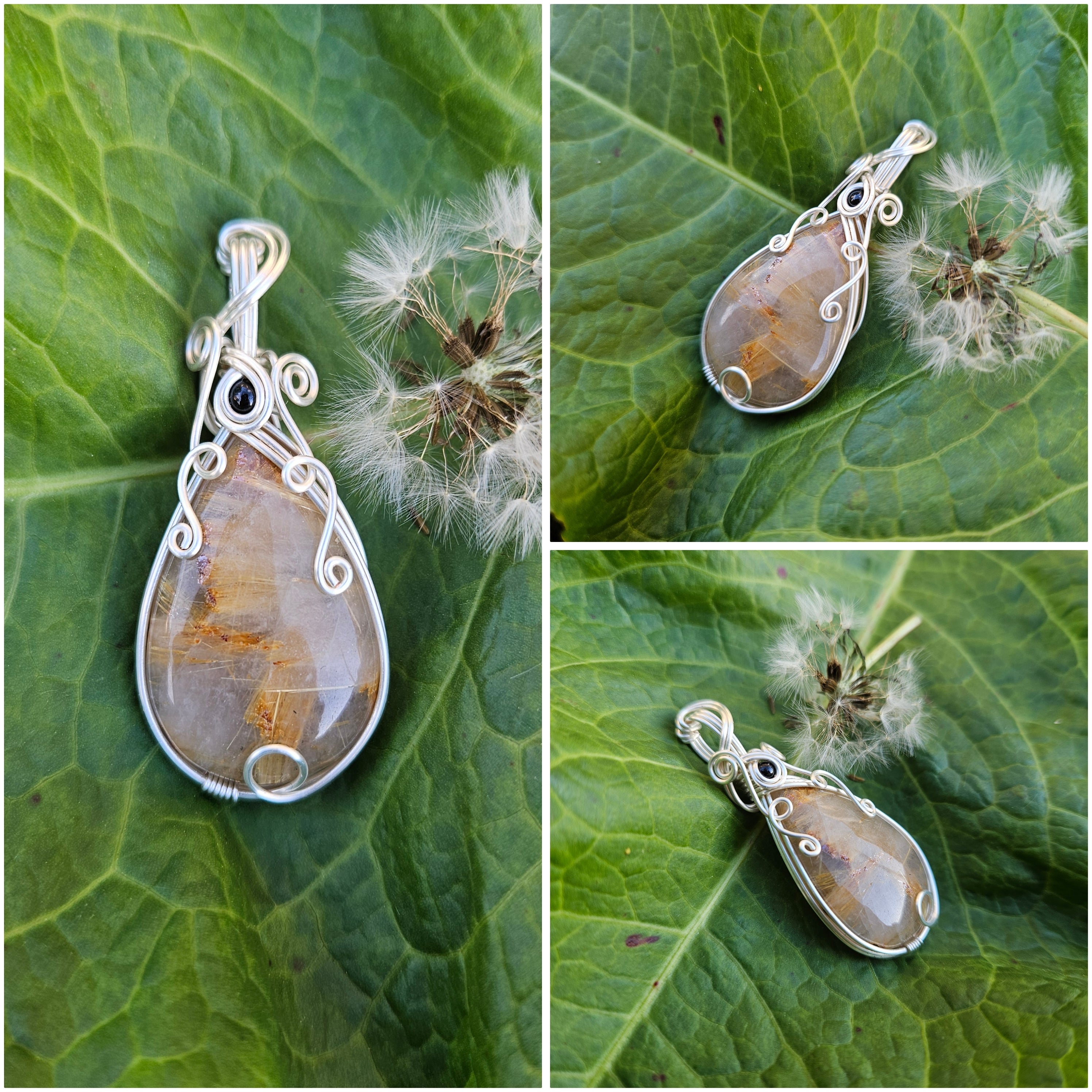 Rutilated Quartz/Onyx